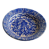 Bol Fajalauza bleu espagnol ancien à grenade