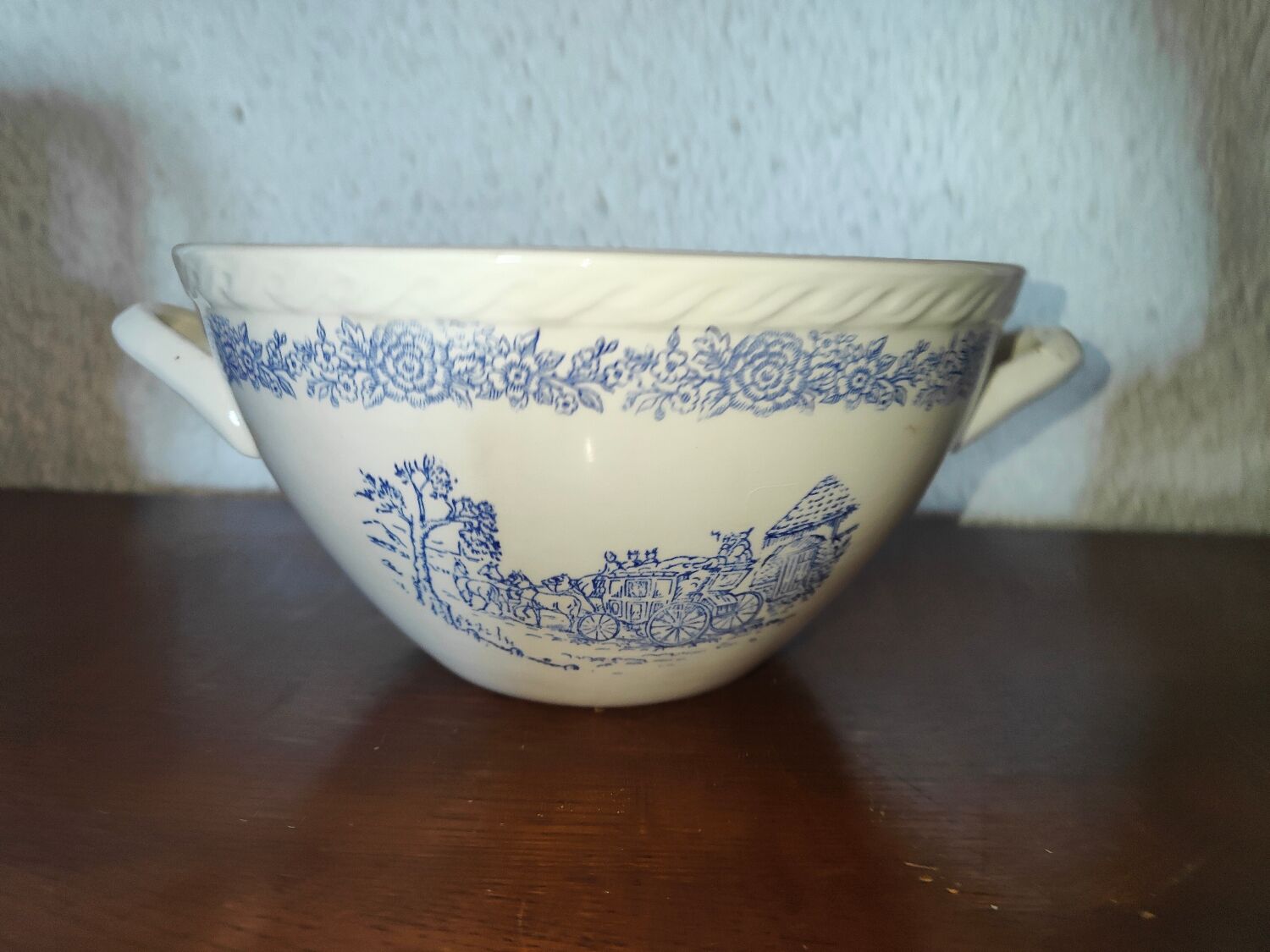 Old Brighton England earthenware bowl