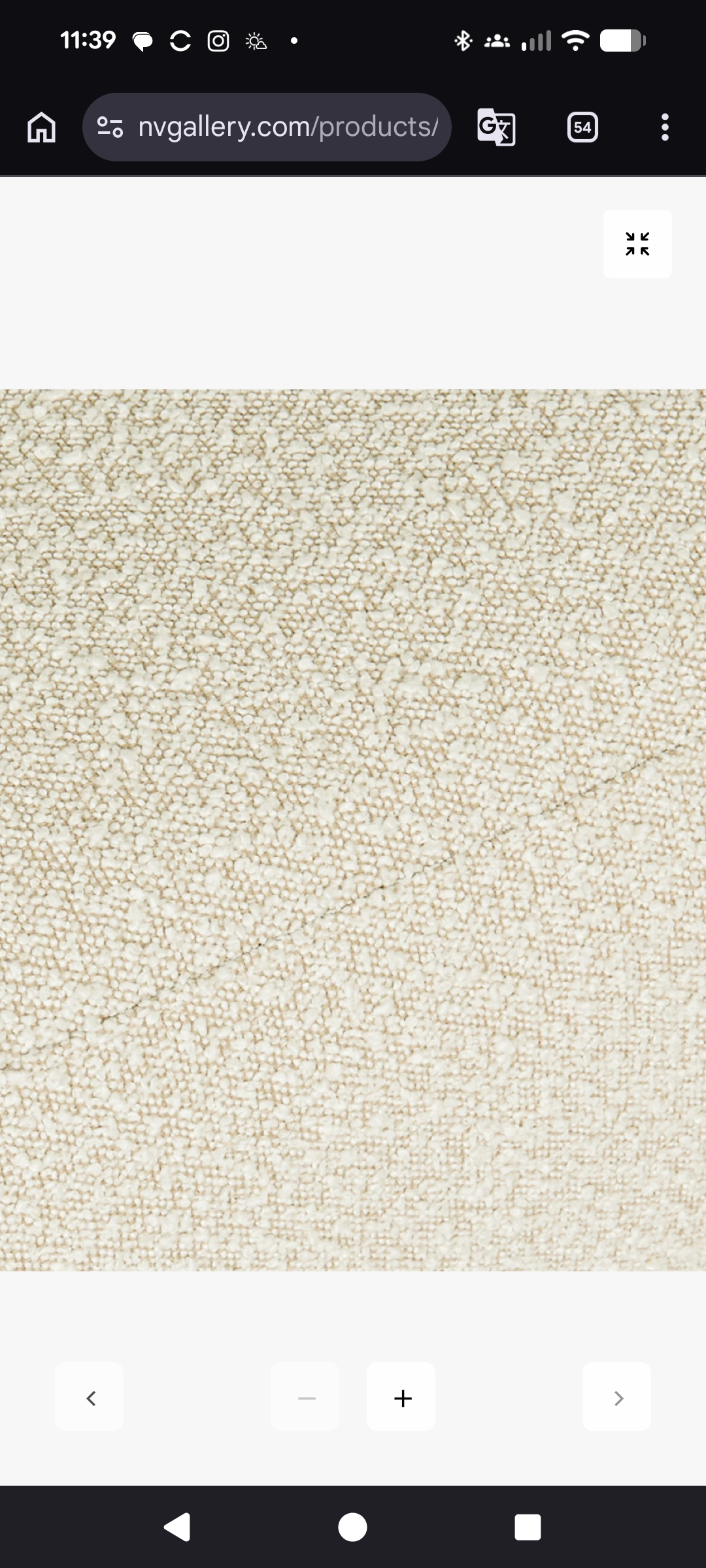 Canapé VOLTA – NV Gallery – Oat white bouclé