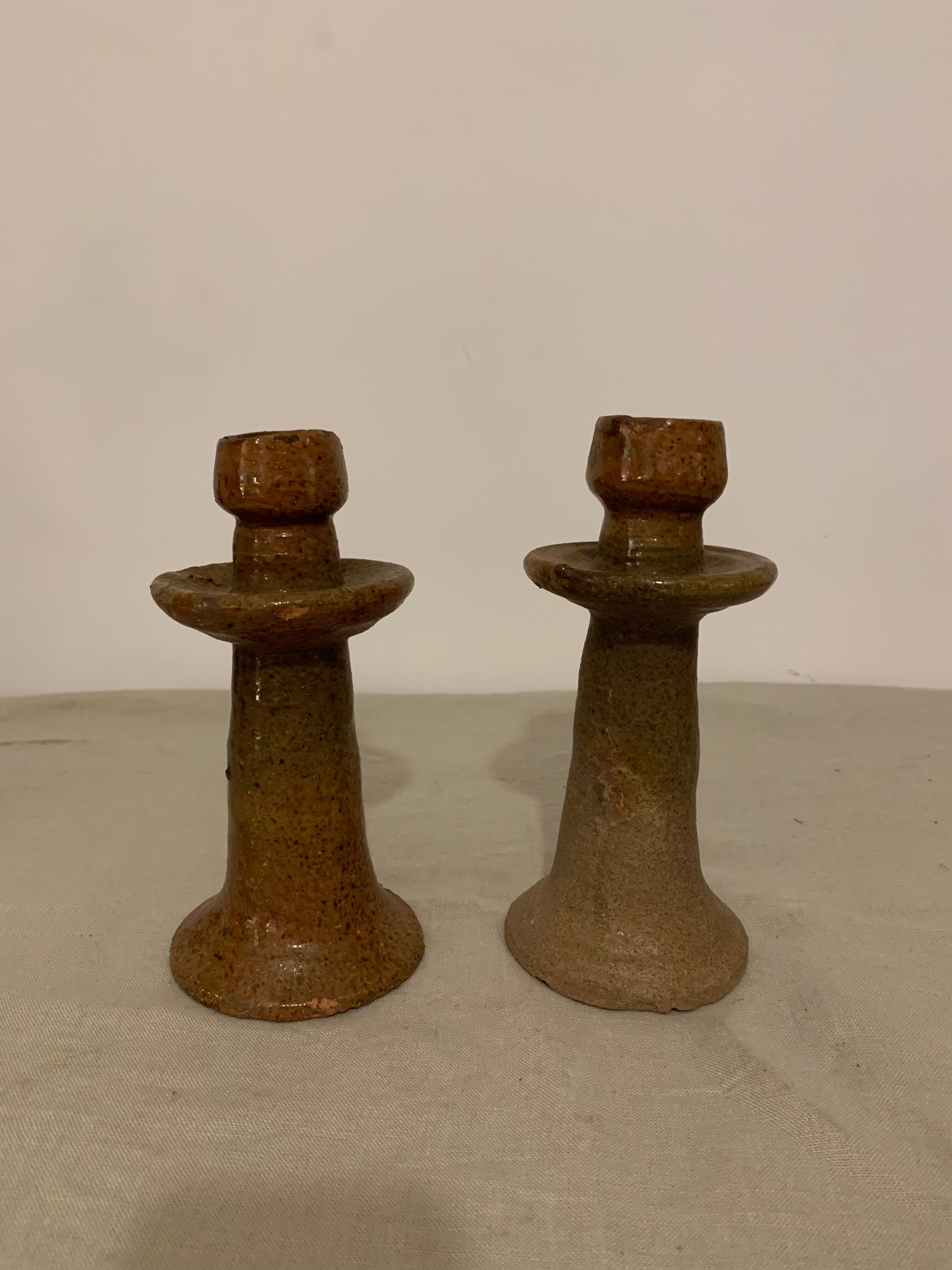 Pair of tamegroute candle holders