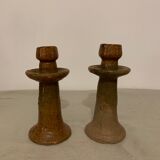 Pair of tamegroute candle holders