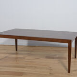 Table basse en palissandre par Severin Hansen pour la menuiserie de meubles Haslev, années 1960