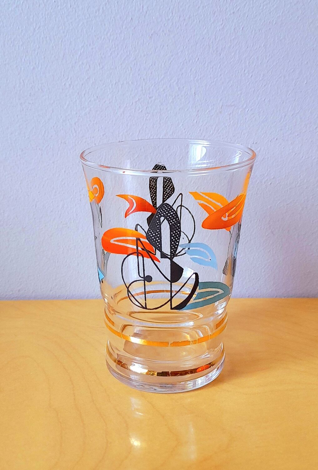 Lot de 3 verres années 70