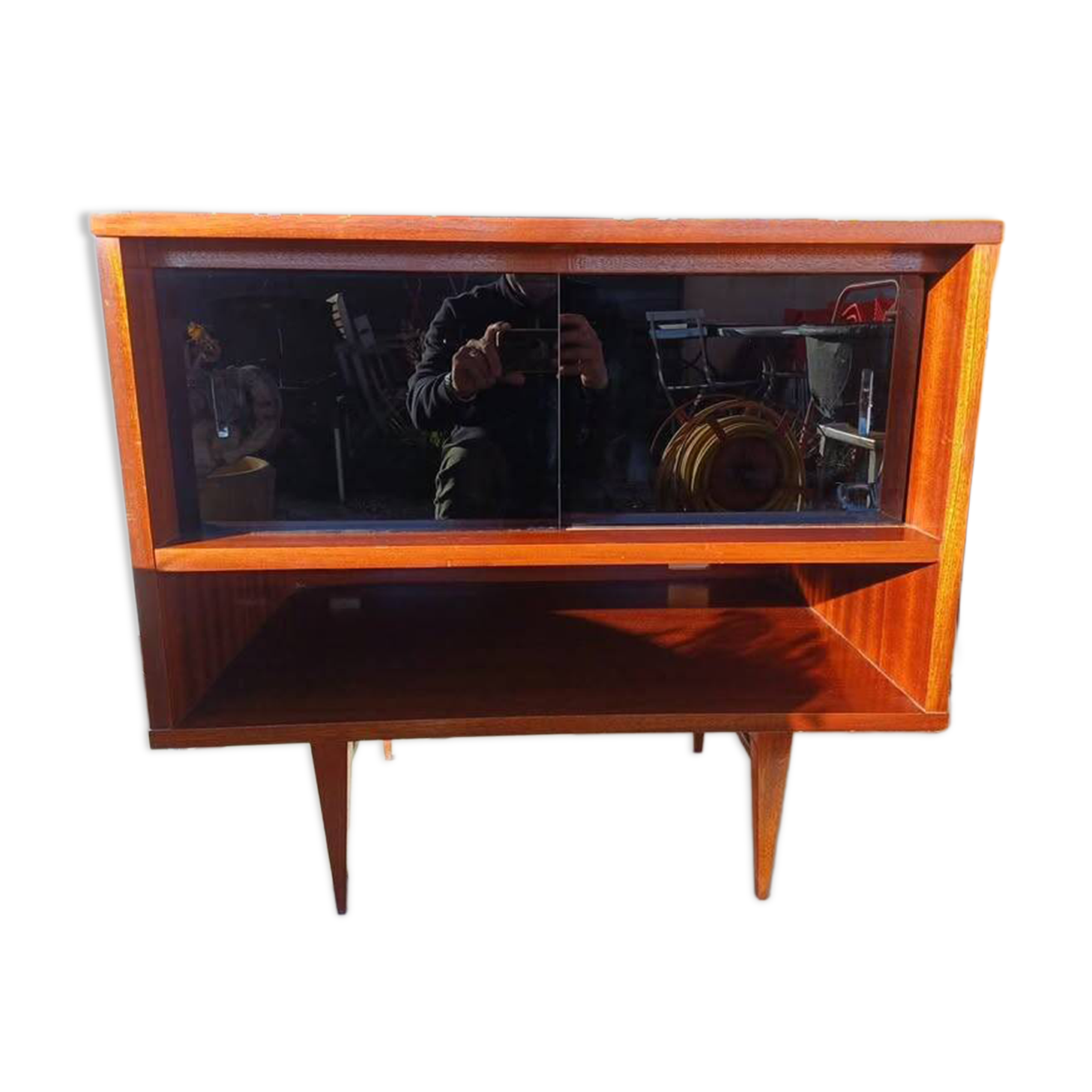 Small vintage teak living room furniture