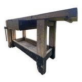 Wooden workshop workbench