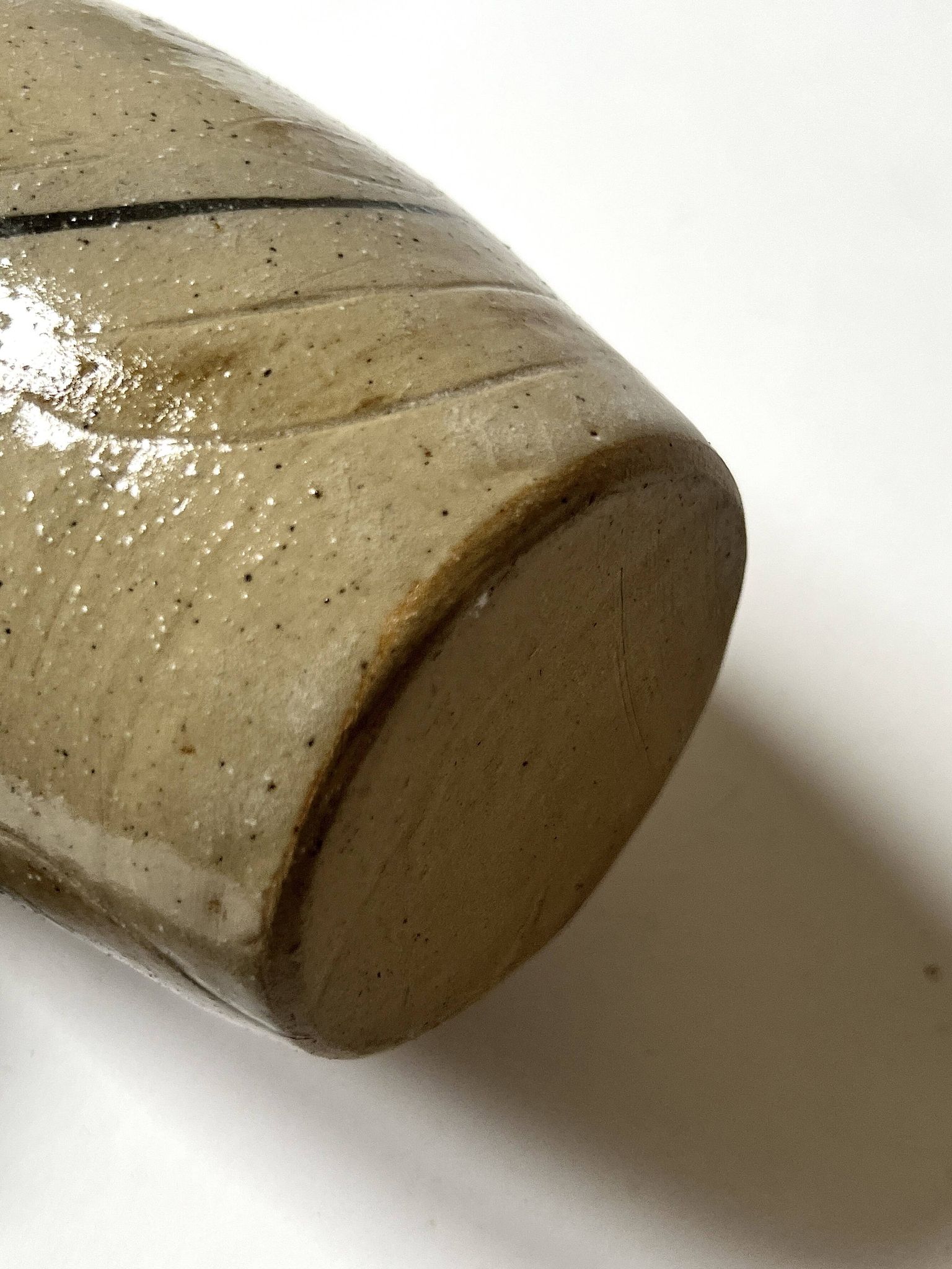 Vase en céramique émaillée fait main