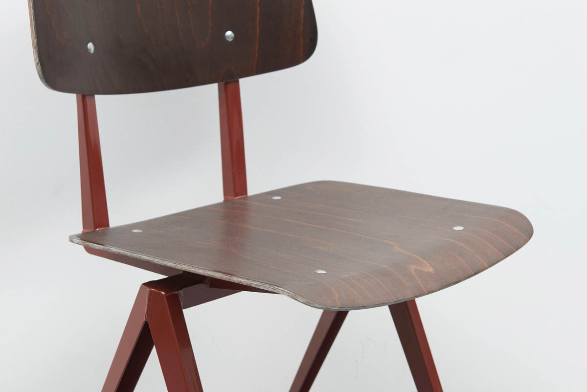 Pair S16 chairs from Galvanitas - ebony/pearl copper - Reissue