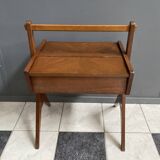 table d'appoint boîte à couture années 1960