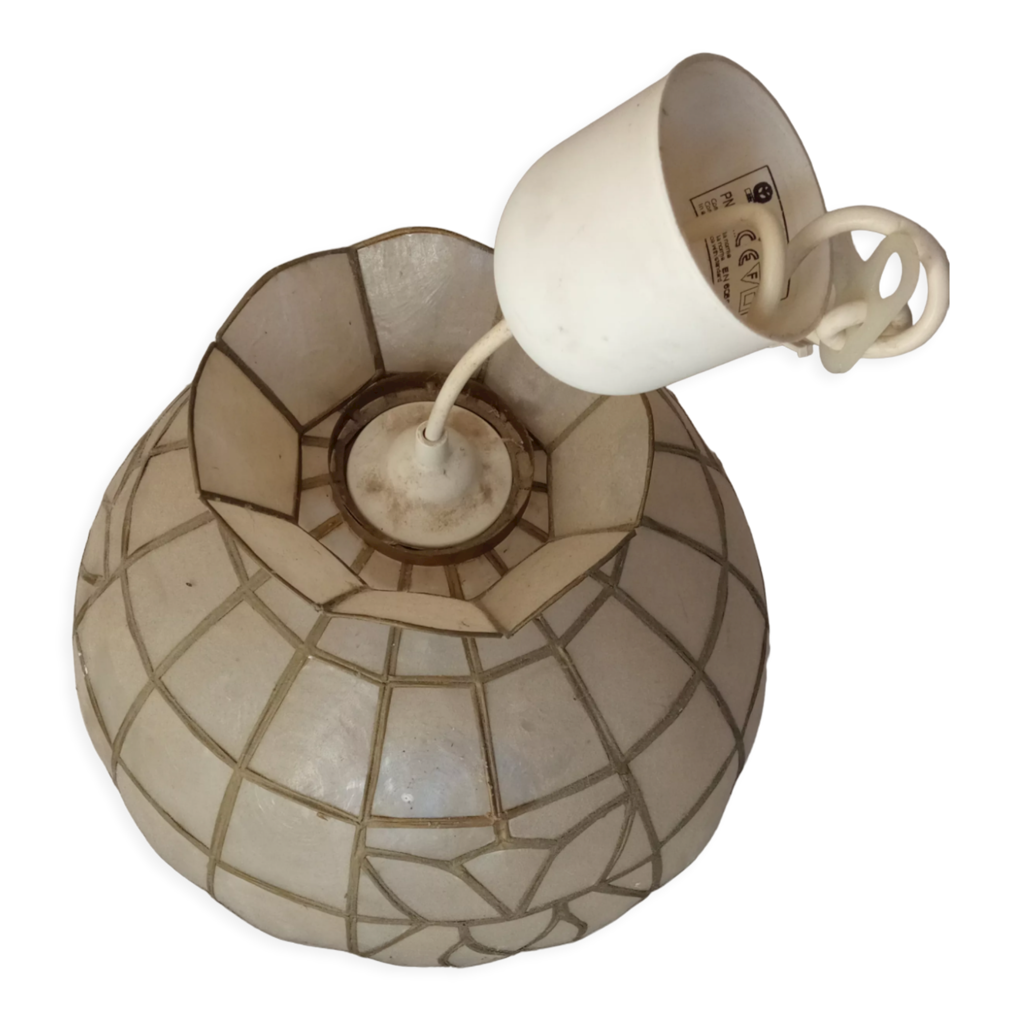 Mother-of-pearl chandelier