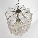 Spun Sugar Pendant by Vistas for Mazzega, 1960s
