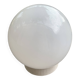 Ceiling light, white opaline globe ball, with base, vintage