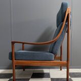 Highback easy chair by Wilhelm Knoll 1960s