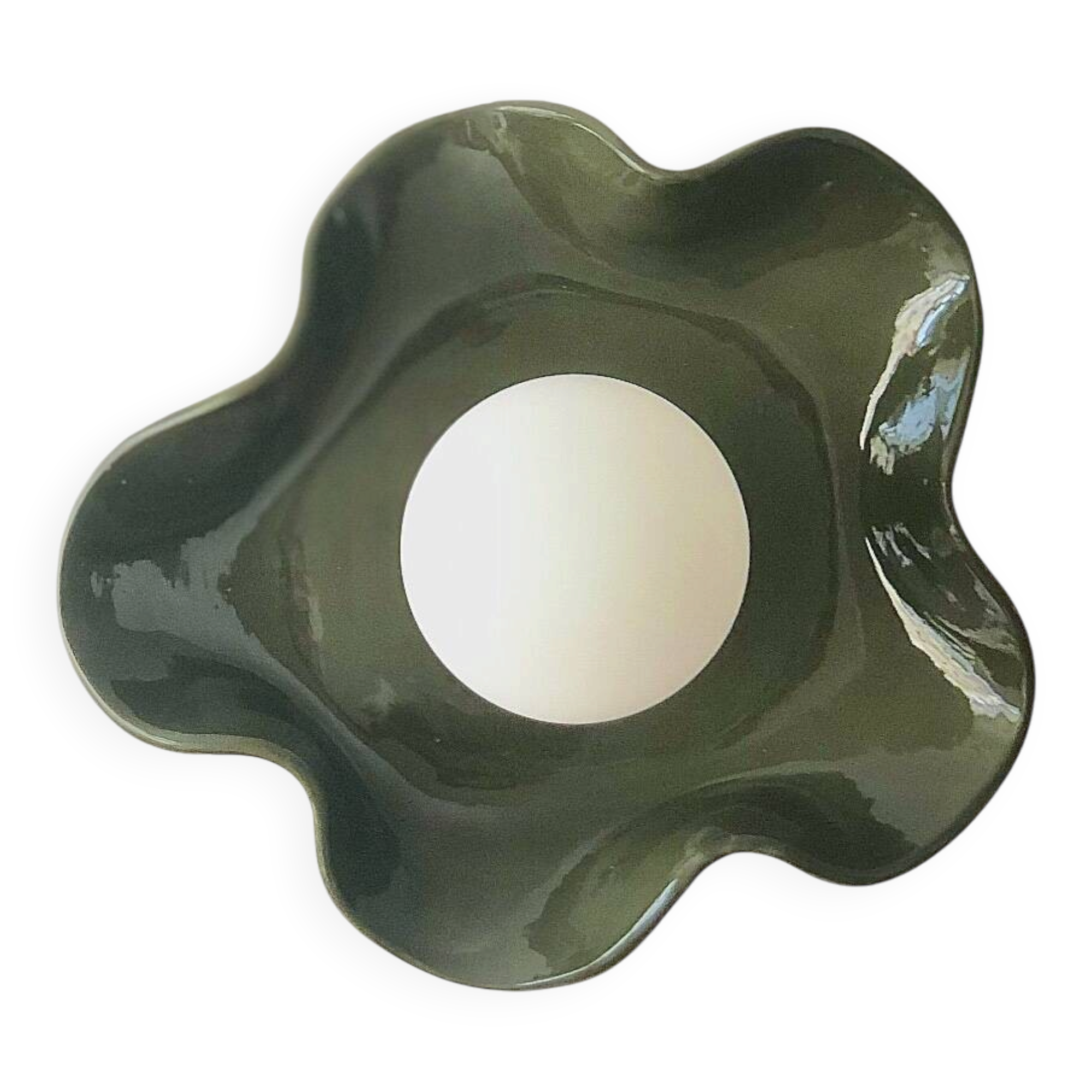 Square Coco Ceramic Wall Light - Jelly Olive
