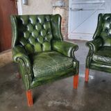 Salon type chesterfield 2 fauteuils + canapé