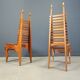 Postmodern 'Calcar' dining chairs by Benoit Lange, 1990s