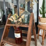 Old vintage wooden stepladder