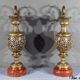 Pair of bronze ewers, art nouveau – 1910