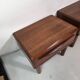Pair of Scandinavian teak bedside tables from the 1960s.