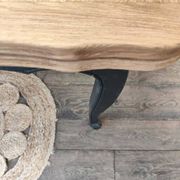 Regence style table in solid oak