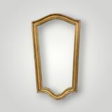 Large antique wall mirror in gilded resin – Louis XV style – 1960s