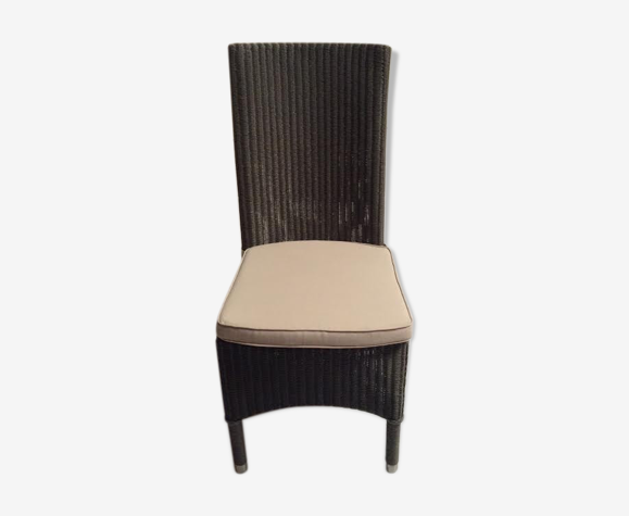 Chaise en rotin vert