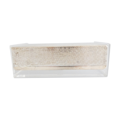 WMF box made of acrylic plexiglass and silver-plated lid, Sigrid Kupetz  Design, jewelry box, napkin | Selency