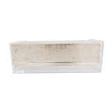 WMF box made of acrylic plexiglass and silver-plated lid, Sigrid Kupetz Design, jewelry box, napkin
