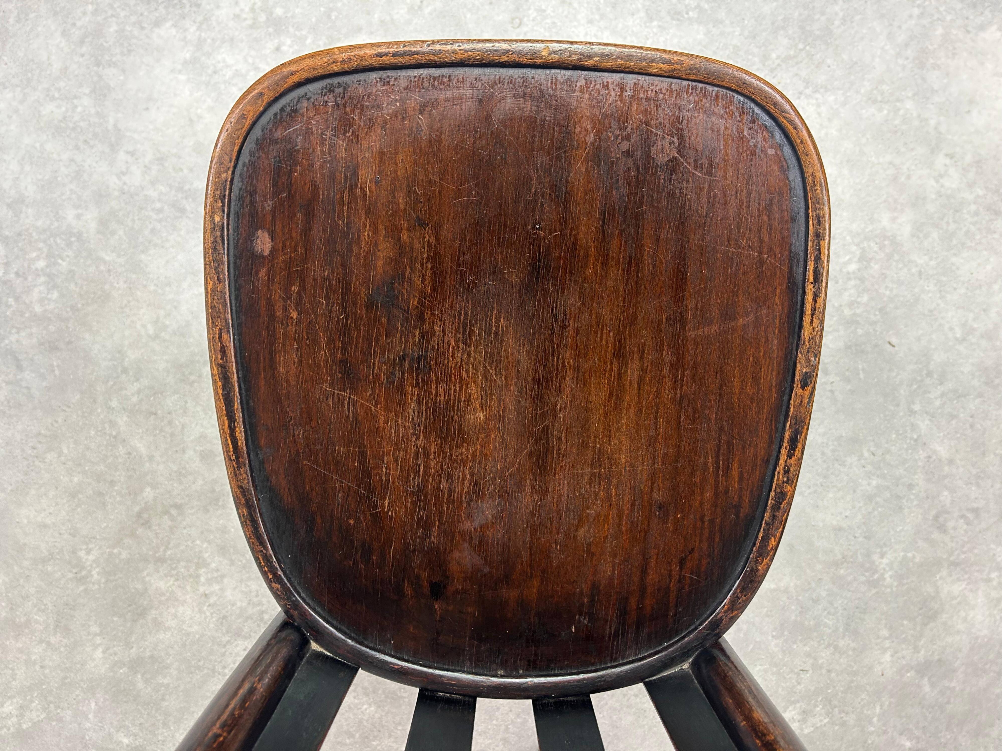 Dining chairs Secession No. 413 by Josef Hoffmann for Thonet