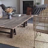 Old wood coffee table 180 x 109 x 37