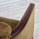1960s, Danish armchair, furniture velour, ash wood.