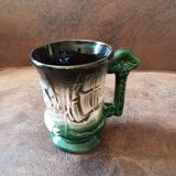 slip stoneware mug