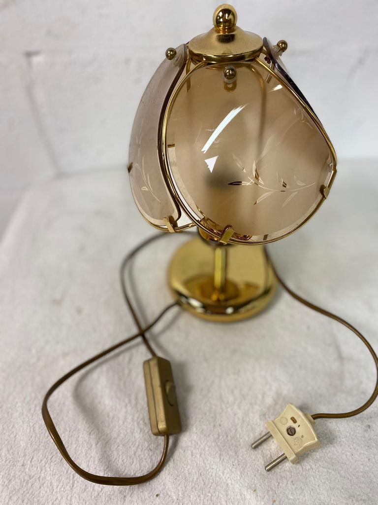 Vintage lamp 'golden' / table lamp / night light
