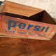 Wooden advertising parsley box