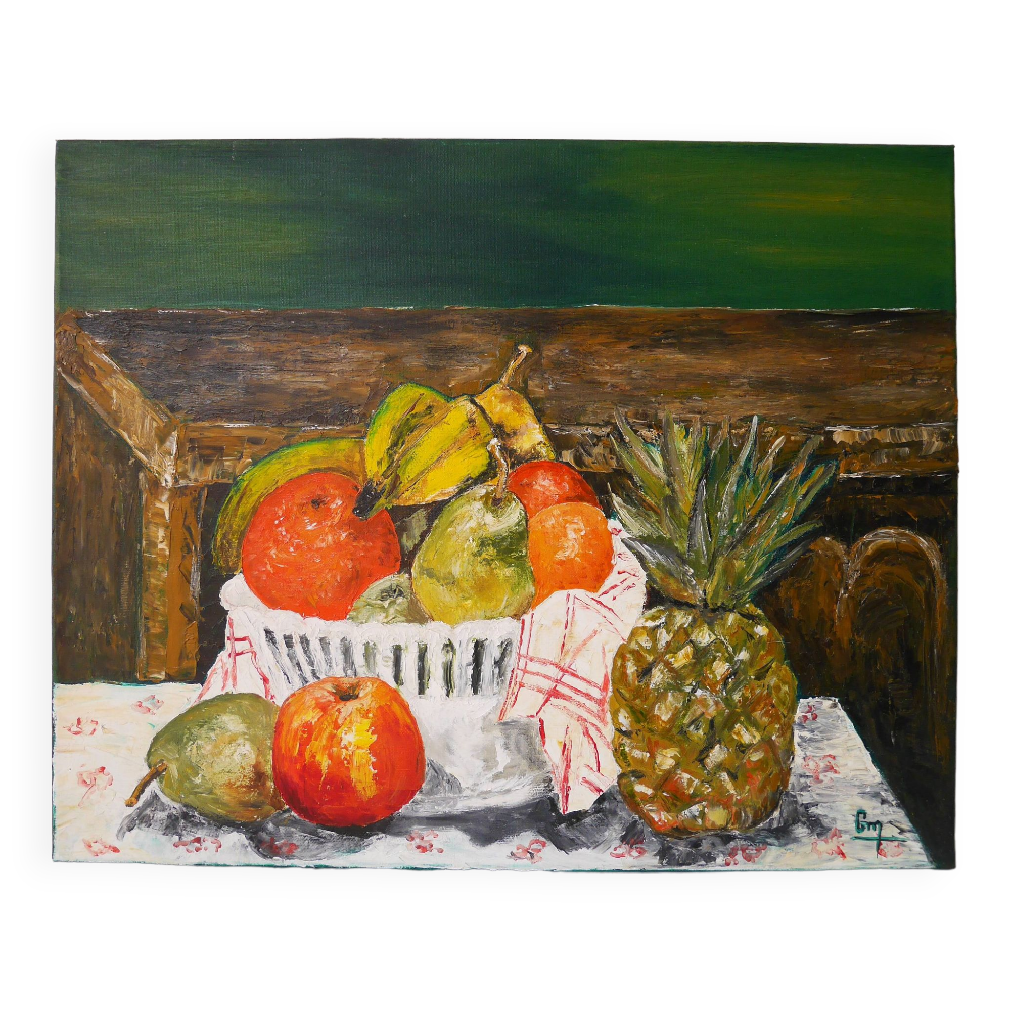 Fruit still life painting