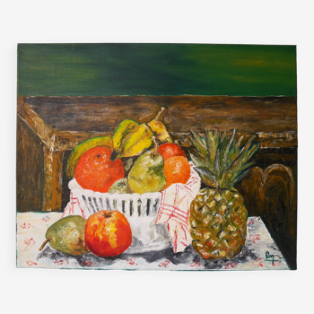 Fruit still life painting