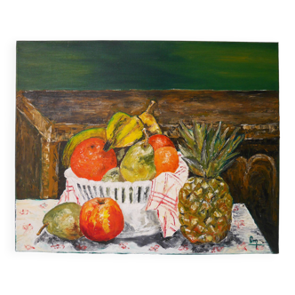 Fruit still life painting