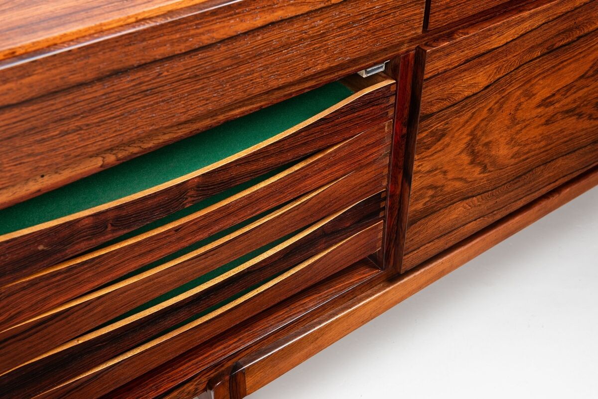 IB Kofod Larsen “FA-66” sideboard in rosewood Faarup Denmark 1960
