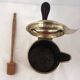Christofle large chocolate pot marked with the shipping company Chargeurs Réunis.