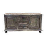 Enfilade of the eighteenth century in oak, top false marble