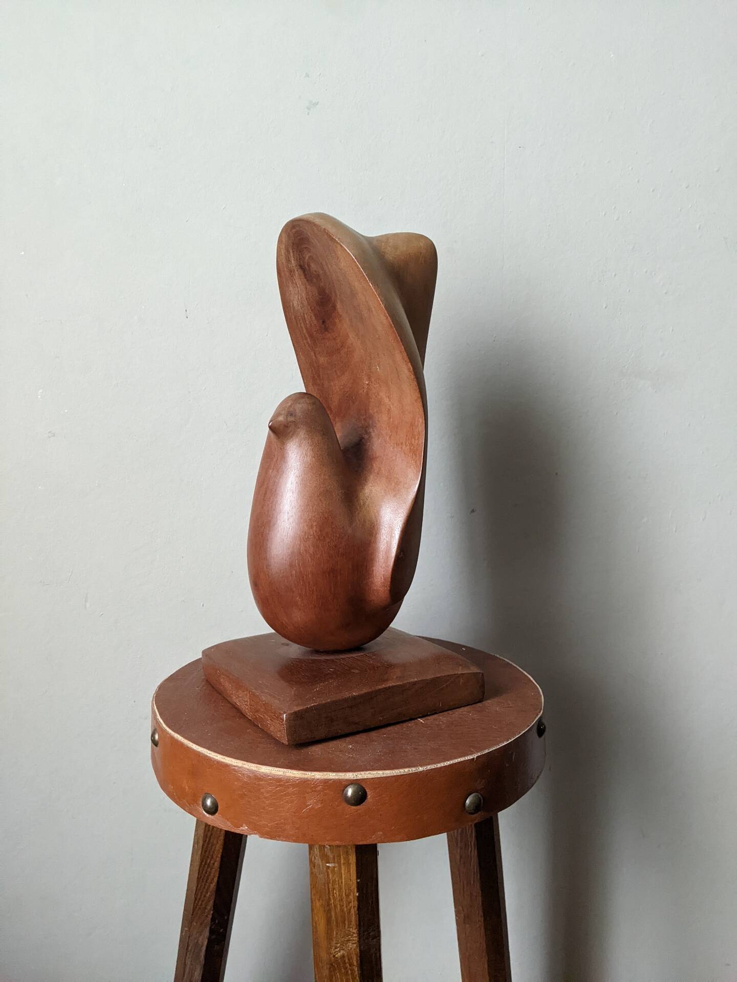 Stylised bird sculpture Scandinavian decoration