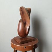 Sculpture d'oiseau stylisée décoration scandinave