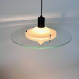 Postmodern Glass Italian Pendant, 1980s