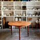 Dining table with 2 wooden leaves ⌀ 120 cm