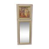Miroir/ tableau ancien 88 × 42 cm
