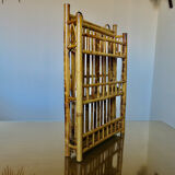 Wall mail holder bamboo mail storage 50s