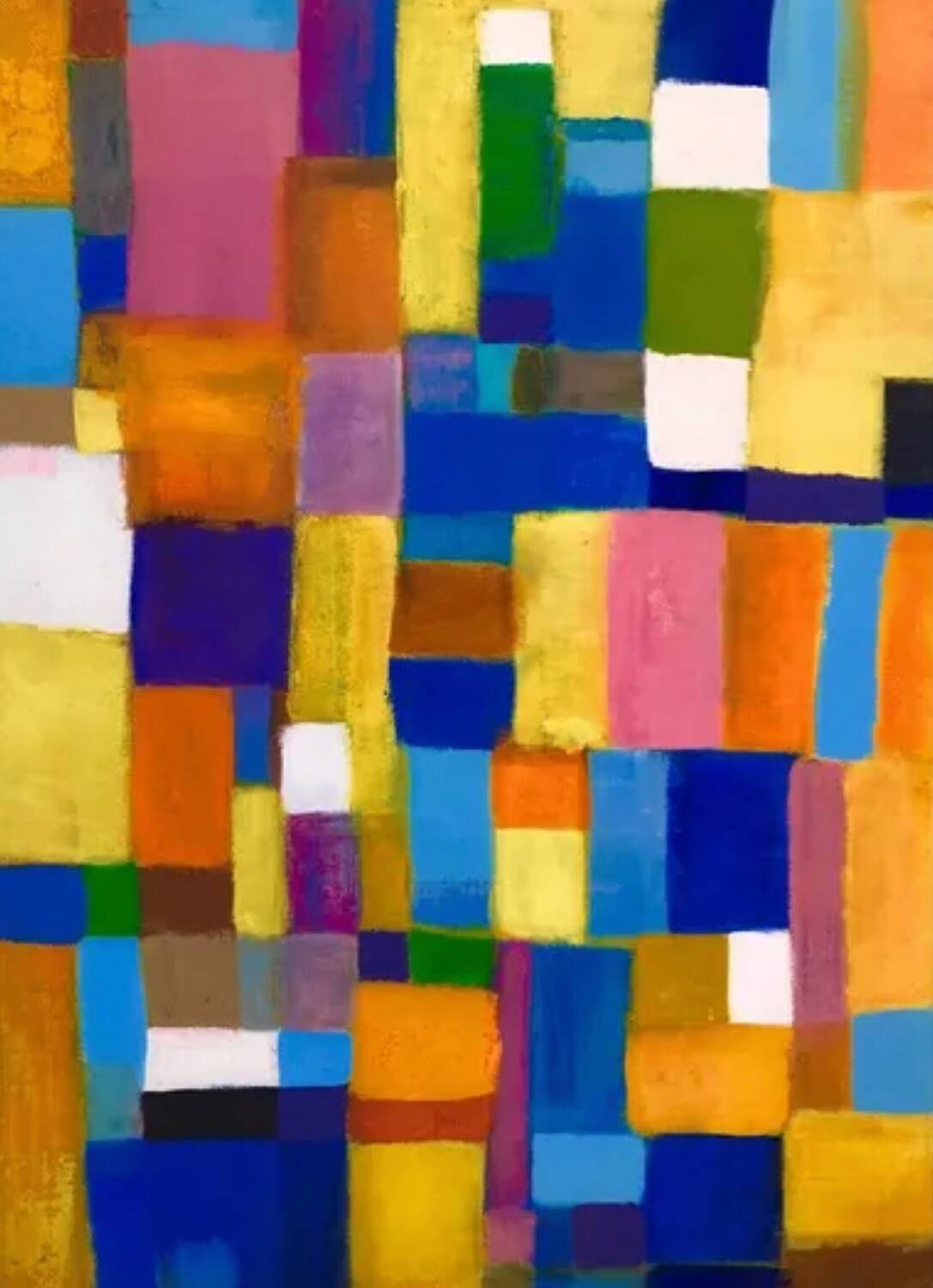 Abstract Yellow Painting