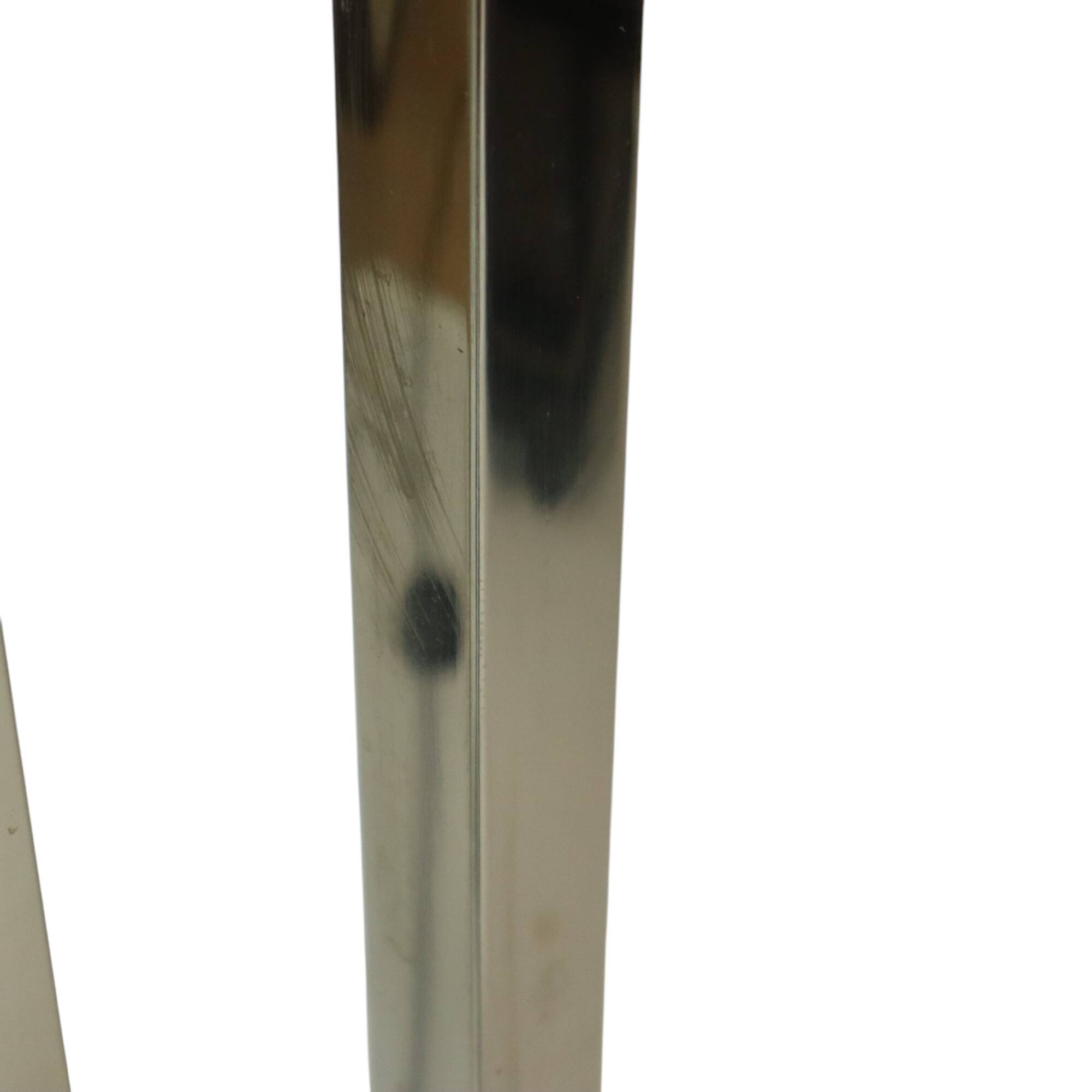 Eichholtz Arlington Design Floor Lamp Stainless Steel Granite Base 152cm