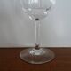 9 Baccarat crystal red wine glasses, Capri model, signed - 15 cm