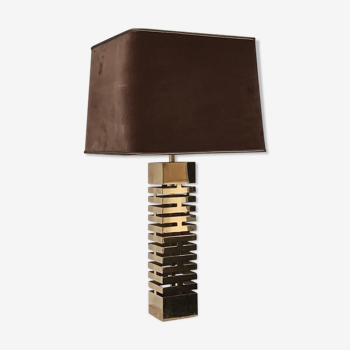 "Building" lamp in brass from the 70s