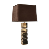Lampe « Building » en laiton des années 70